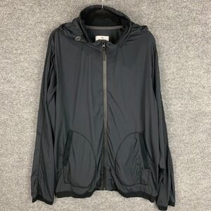 Reigning Champ Lightweight Hooded Jacket Black Full‎ Zip Men's XL